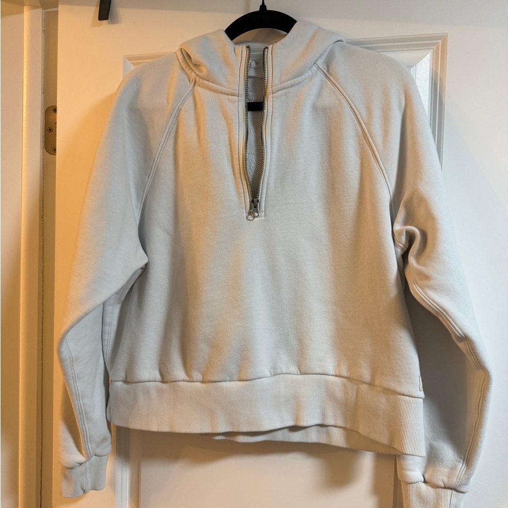 Vuori Off-White Half-Zip Hoodie